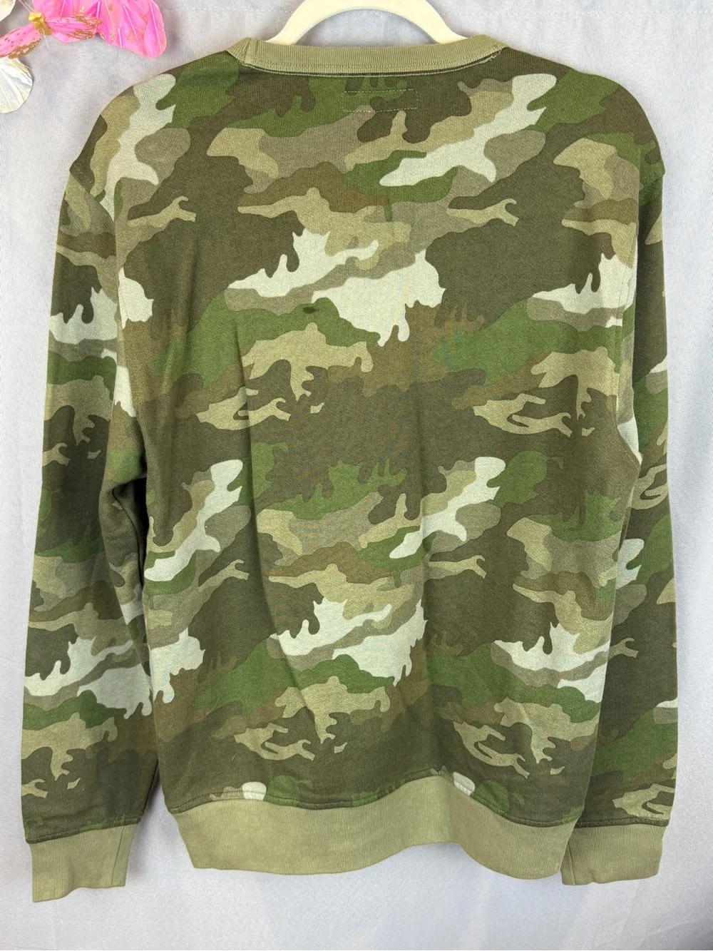 J. Crew Mercantile Camo Sweatshirt- Size Medium